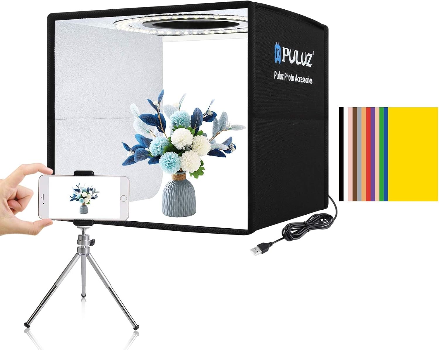 Photography Lighting Youtube - RGB LED Panel Video Light with