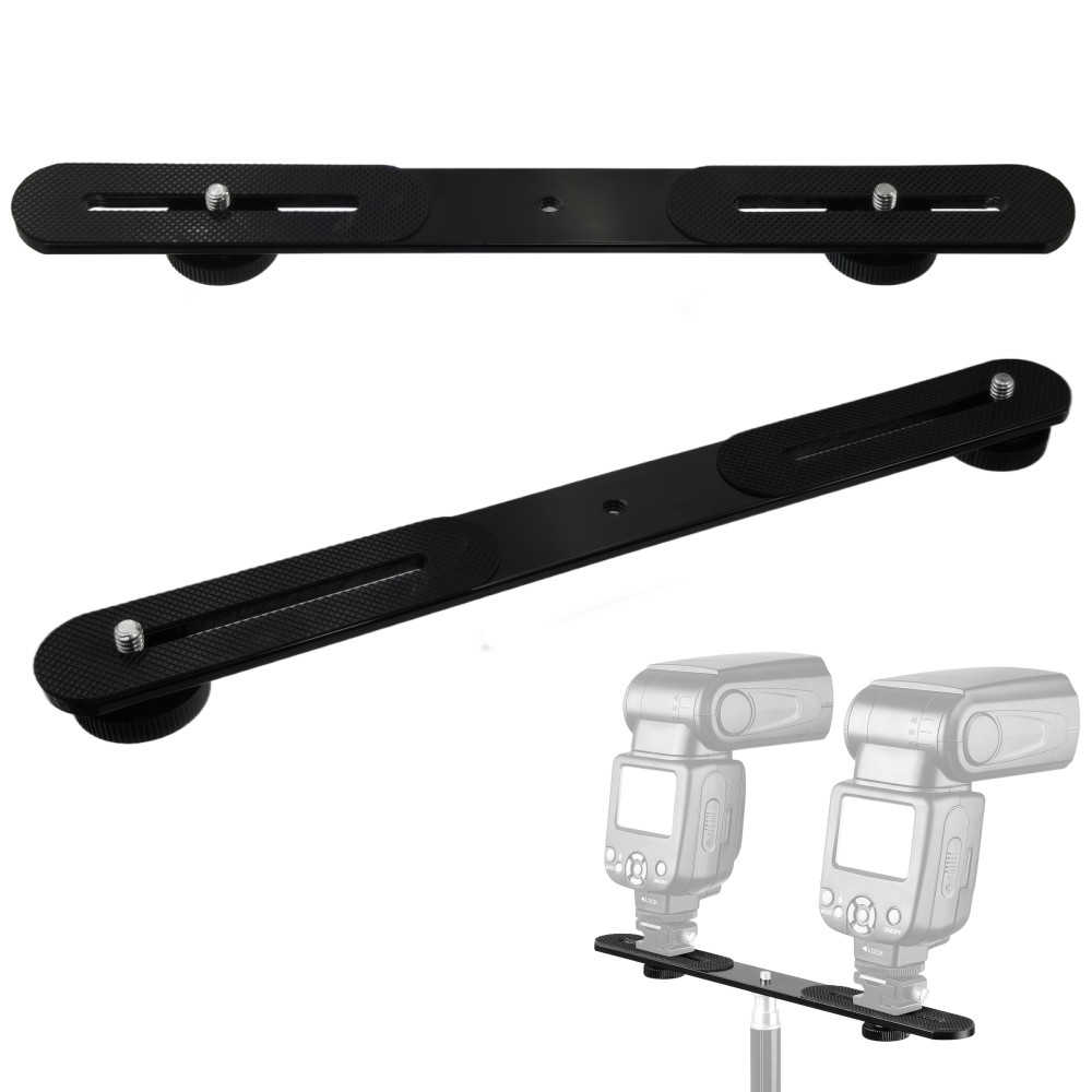 Photography And Videography Lighting - Dual Flash Bracket 1/4'' Screw Hot