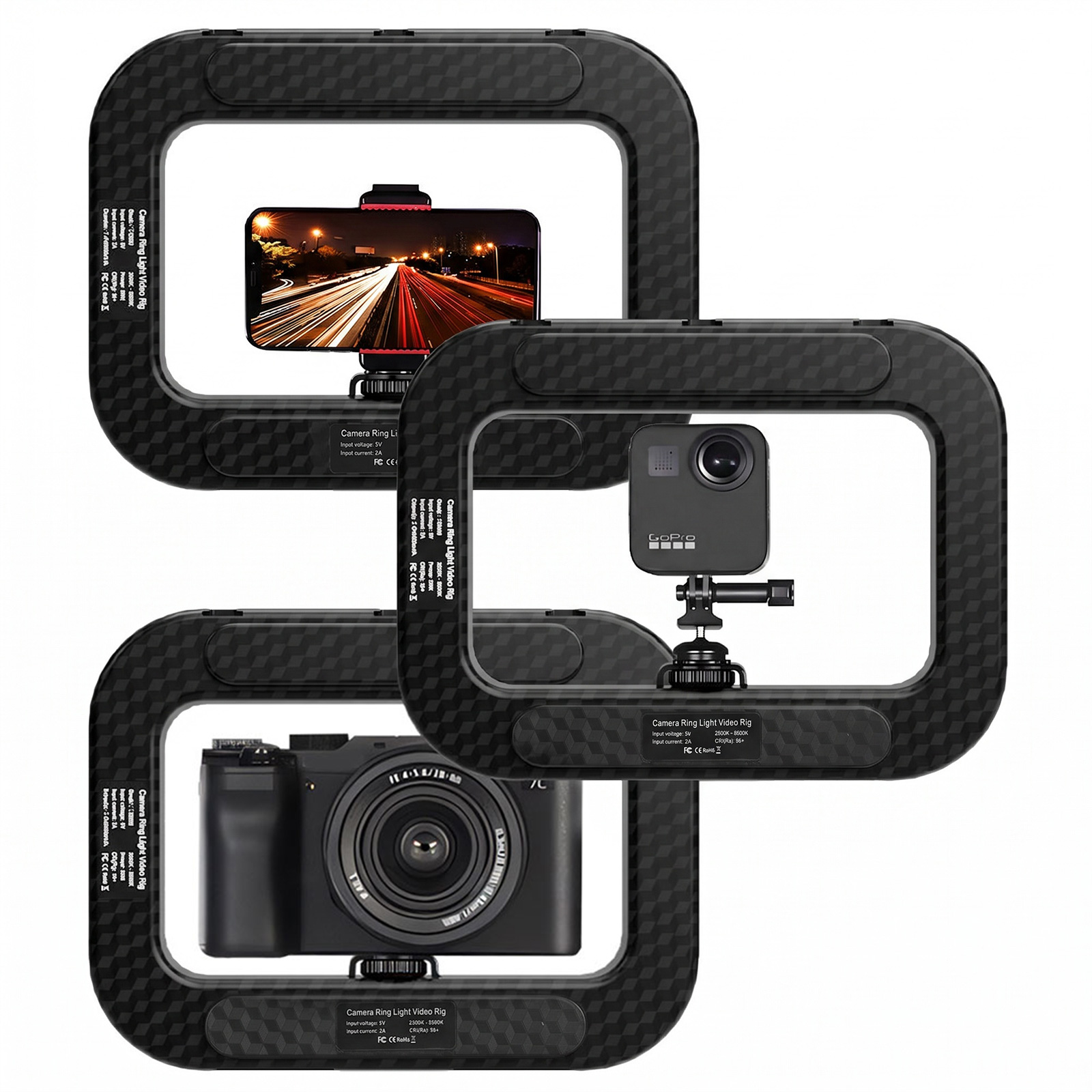 Photography Lighting Handheld - Portable Square Fill Light Multi-Purpose Handheld