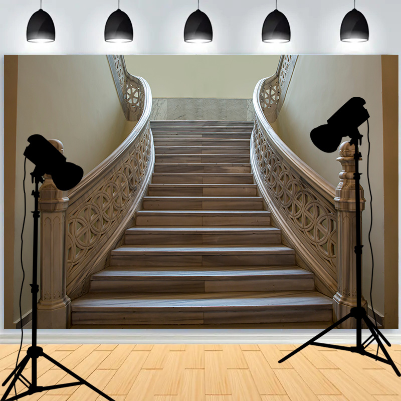 Photography Lighting For Portraits - Indoor Stage Gradient Tones Halo Lighting
