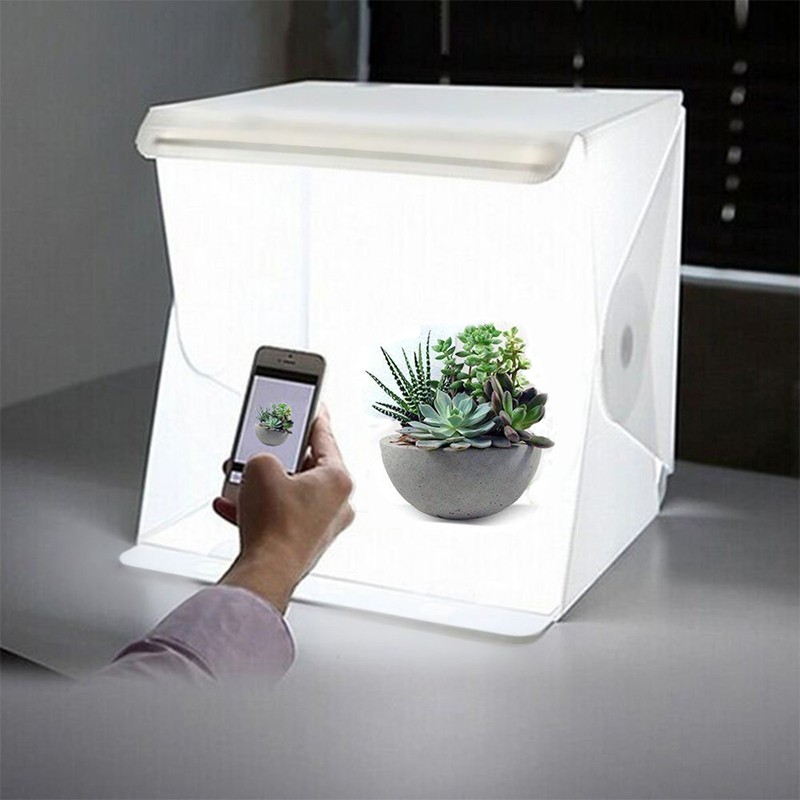 Photography Lighting Setup - LED Panel Light Box Photography Photo