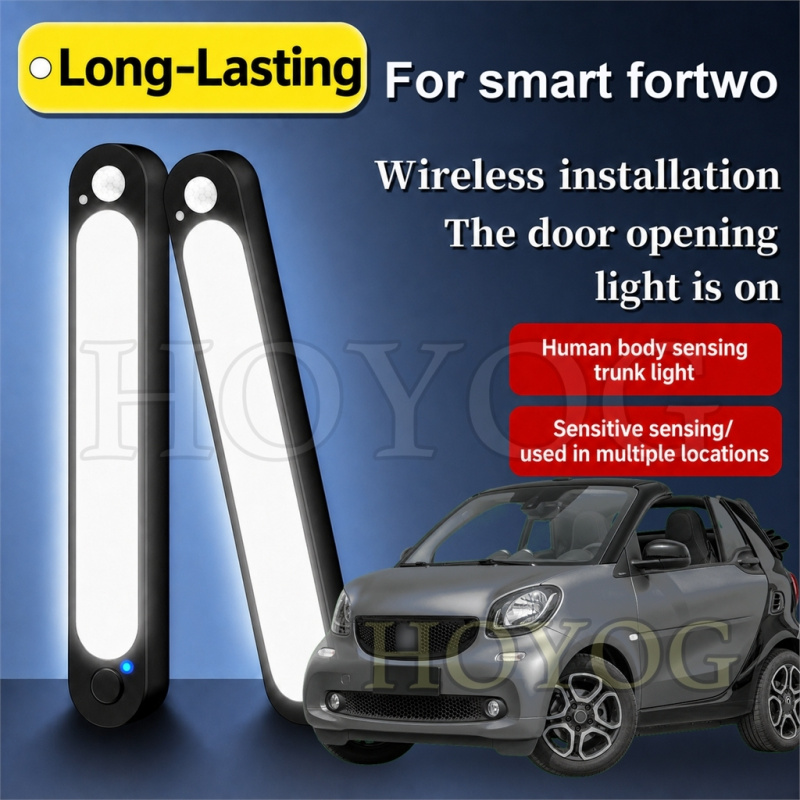 Interior Photography Lighting - For smart fortwo 2014-2024 Car Boot
