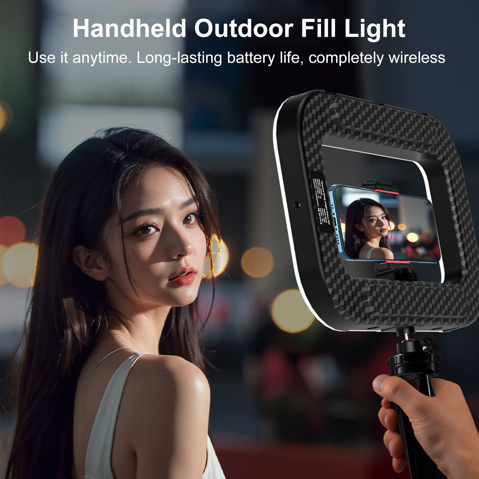 Rechargeable Cell Phone Light  - Photography Lighting Handheld 评论和价格