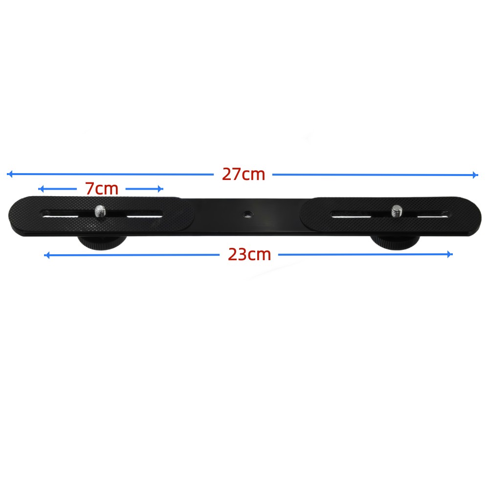Dual Flash Bracket 1/4'' Screw - Photography And Videography Lighting 评论和价格