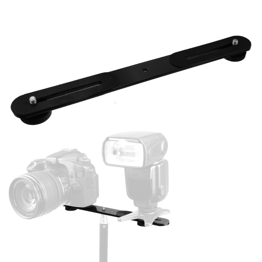 Dual Flash Bracket 1/4'' Screw - Photography And Videography Lighting 评论和价格
