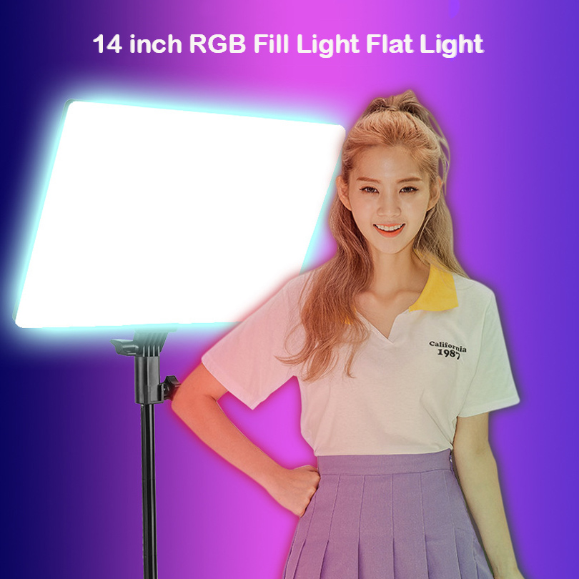 RGB 14'' LED Video Light Remot - Photography Lighting Board 评论和价格