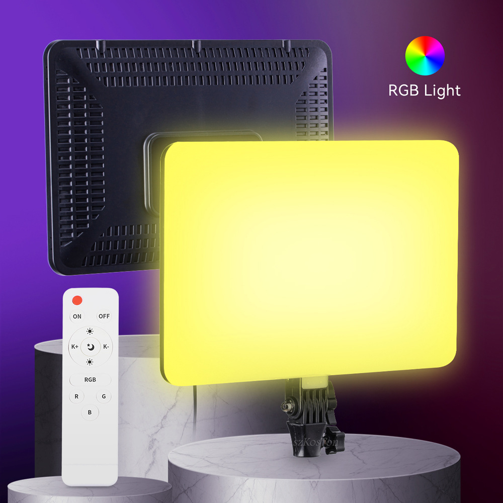 RGB 14'' LED Video Light Remot - Photography Lighting Board 评论和价格