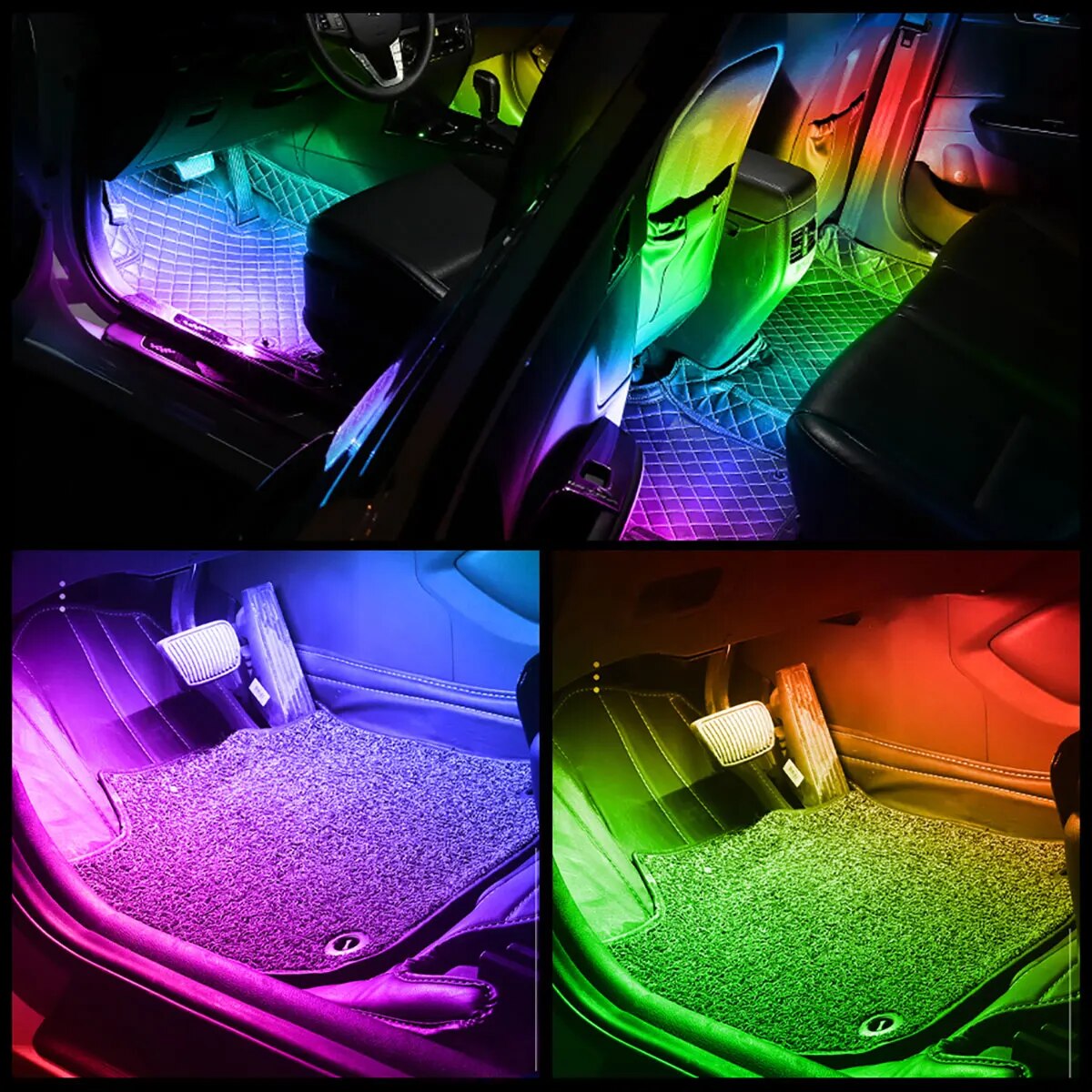 4 IN 1 6 IN 1 Symphony Car LED - Interior Photography Lighting 评论和价格