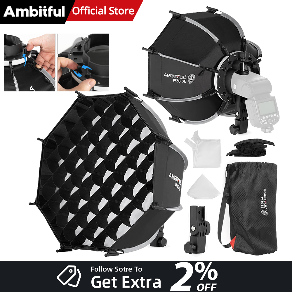 AMBITFUL PF30/PF40 30cm /40cm  - Photography Lighting Diffuser 评论和价格
