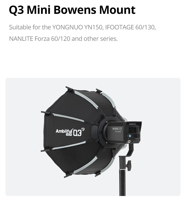New AMBITFUL Q3 Quick Release  - Photography Lighting Diffuser 评论和价格