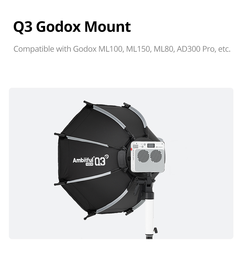 New AMBITFUL Q3 Quick Release  - Photography Lighting Diffuser 评论和价格