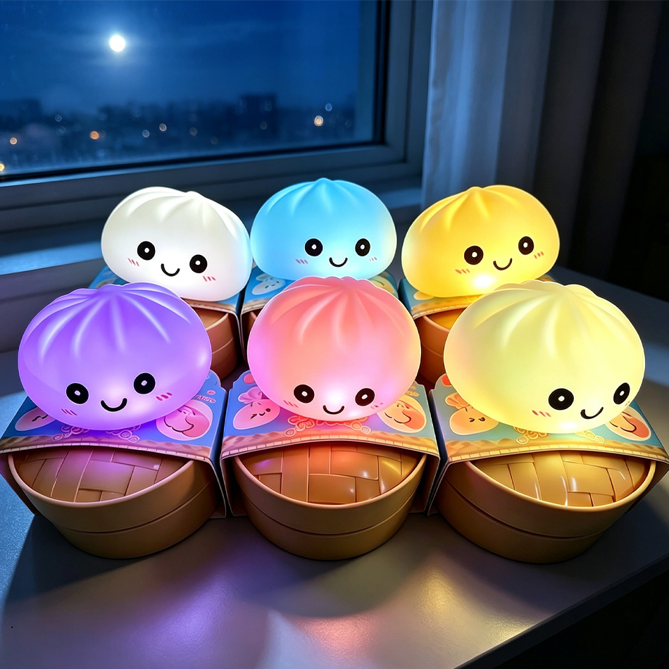 Aesthetic LED Bun Night Light, - Photography Lighting For Food 评论和价格