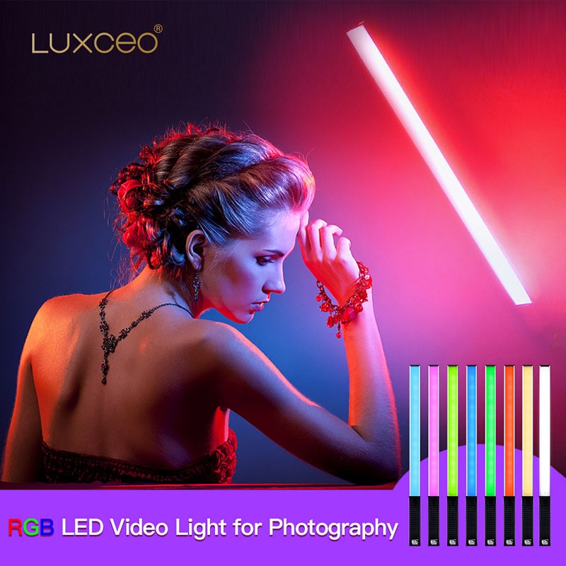 LUXCEO Q508A Handheld RGB Vide - Photography Lighting Youtube 评论和价格