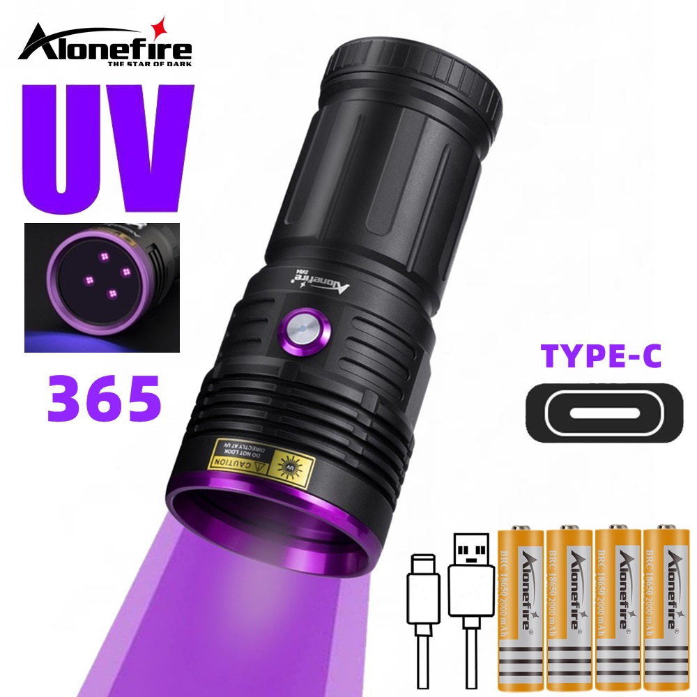 80W 365nm UV Flashlight Ultrav - Photography Lighting For Food 评论和价格