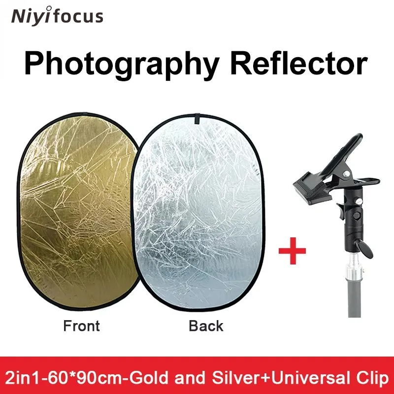 2in1 Round Portable Reflector  - Photography Lighting Handheld 评论和价格