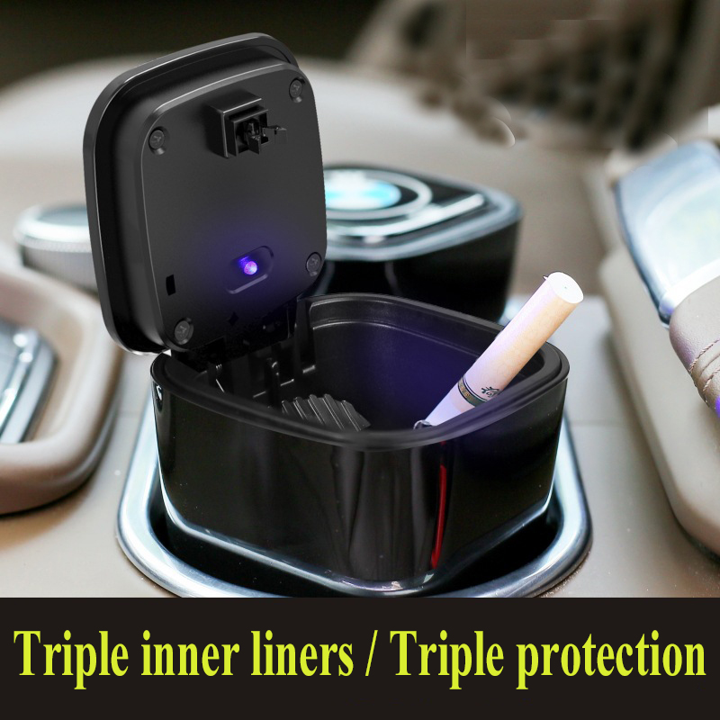 Mobidea Portable Car Ashtray w - Interior Photography Lighting 评论和价格