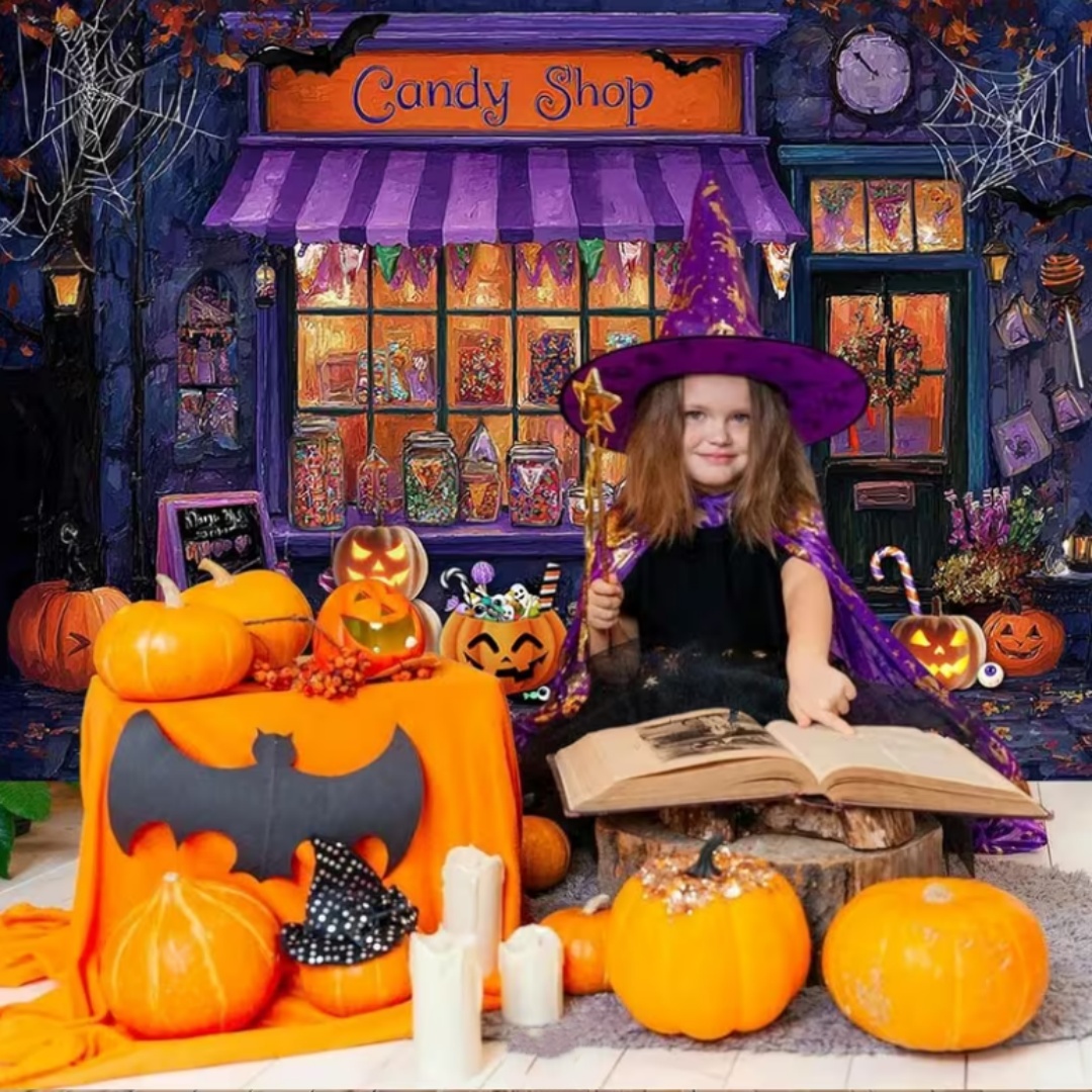 Purple Halloween Shop Theme Pa - Photography Lighting For Food 评论和价格