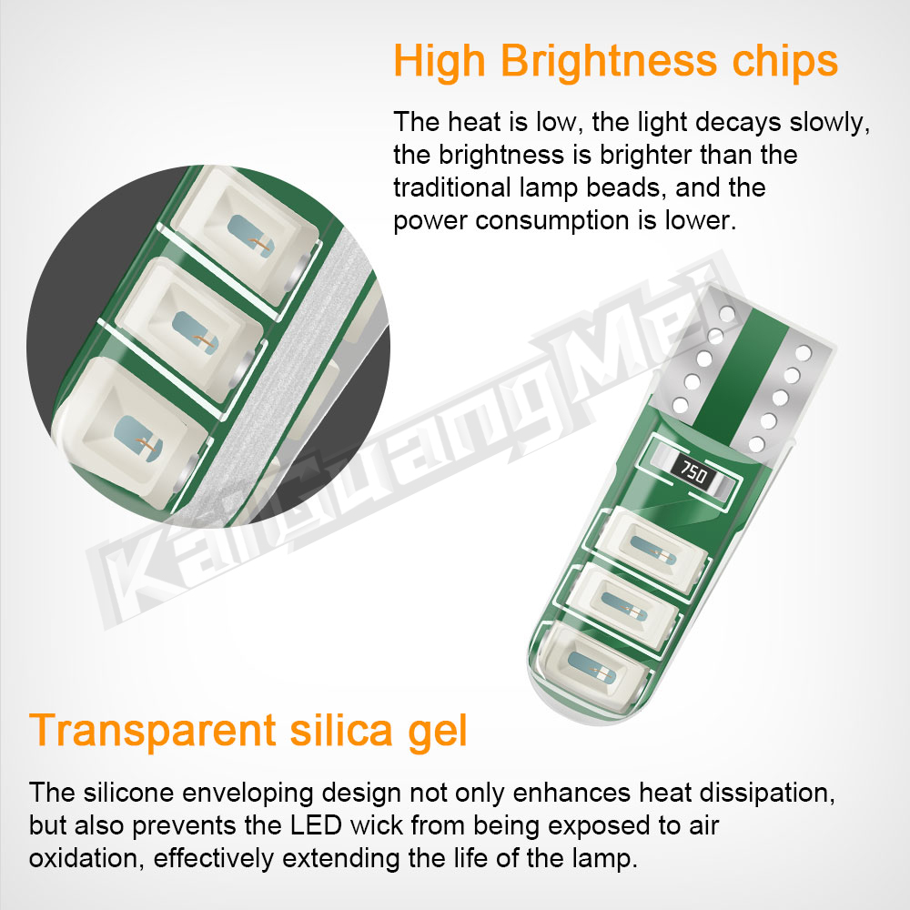2/10PCS T10 W5W LED Light Canb - Interior Photography Lighting 评论和价格