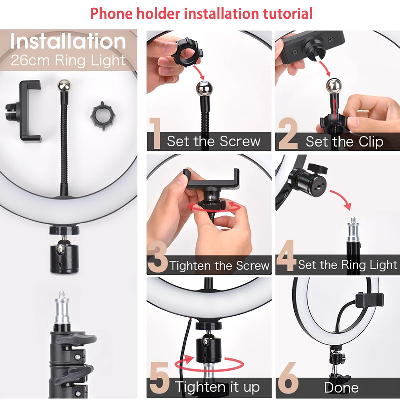 Video Light 16/26/33cm Selfie  - Photography And Videography Lighting 评论和价格