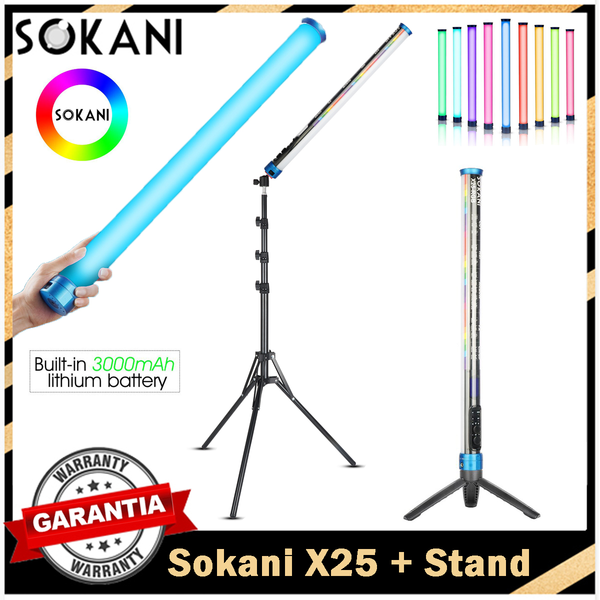 Sokani X25 RGB LED Video Light - Photography Lighting Youtube 评论和价格