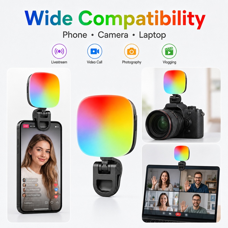 Portable RGB LED Fill Light Po - Photography Lighting Handheld 评论和价格