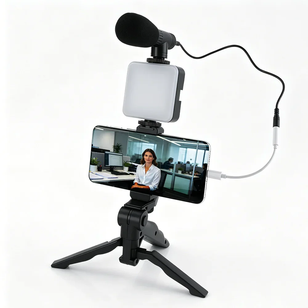 Smartphone Vlogging Kit Led Vi - Photography Lighting Kit Portable 评论和价格