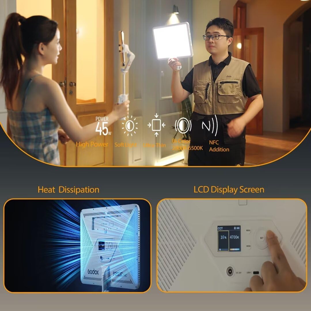 Godox P260C Pro LED Video Ligh - Photography Lighting Youtube 评论和价格
