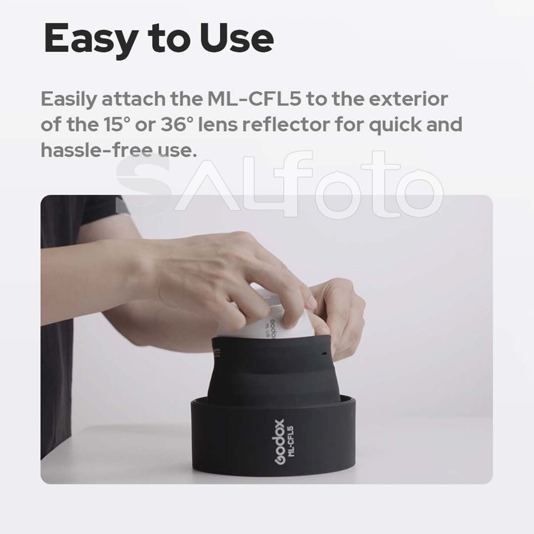 Godox ML-CFL5 Collapsible Fres - Fresnel Lens Attachment 评论和价格