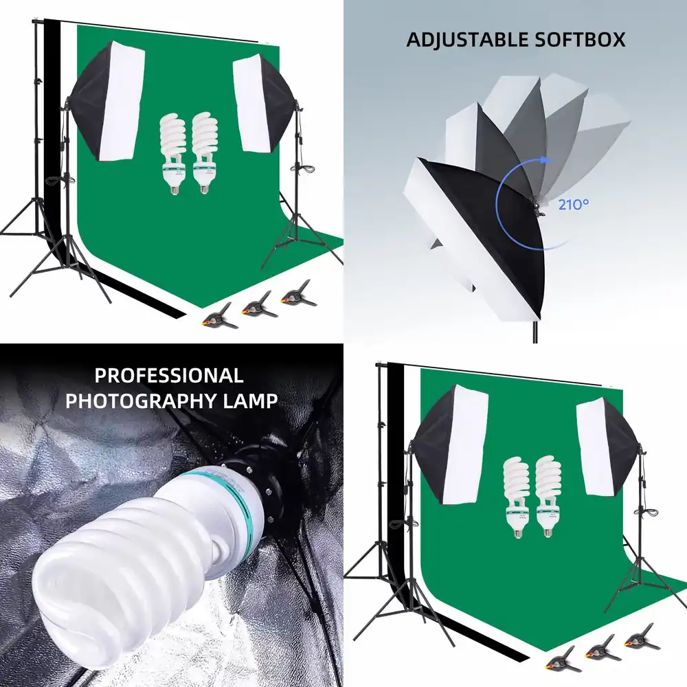 1 Photo Studio Equipment 2.6*3 - Photography Lighting Kit Portable 评论和价格
