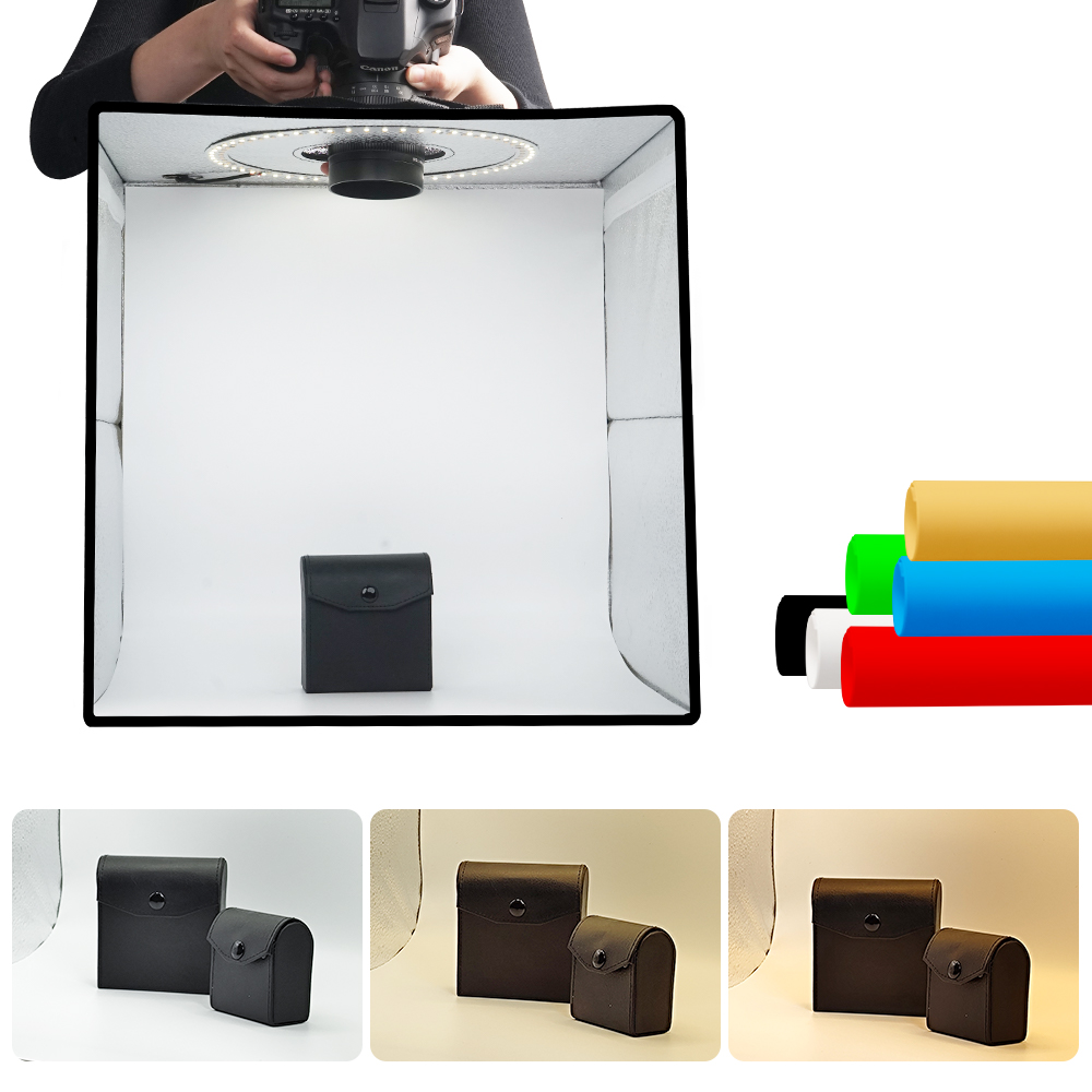 Lightdow Dimmable Photo Box LE - Photography Lighting Kit Portable 评论和价格