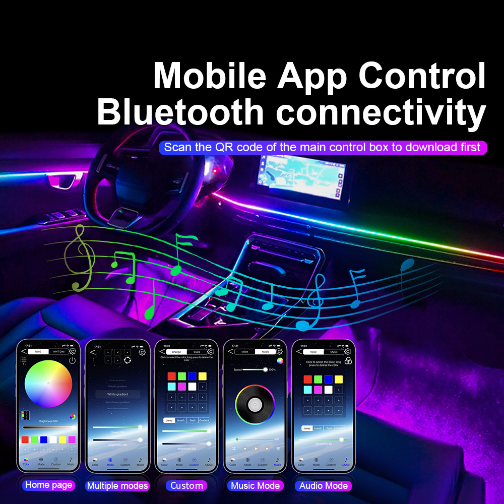 Universal Led Car Ambient Ligh - Interior Photography Lighting 评论和价格